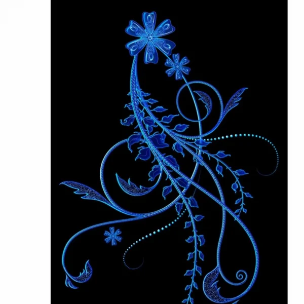 Simple Floral Design Mobile Case Cover - Image 2