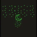 Generic Green Galaxy Of Stars With Moon Radium Wall Sticker