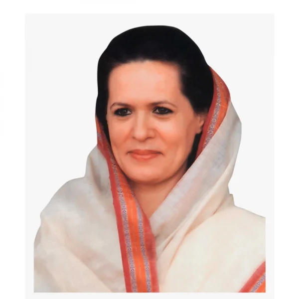 Printed Sonia Gandhi Hard Mobile Case Cover - Image 2