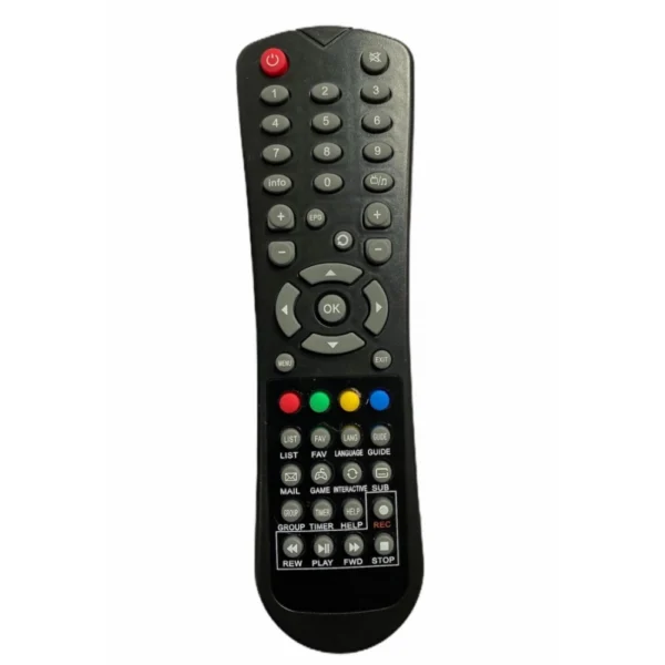 Generic Set Top Box Remote With Recording, Compatible With Siti Cable Set Top Box Remote Control_Old Remote Functions Must Be Exactly Same (Color:Multi)