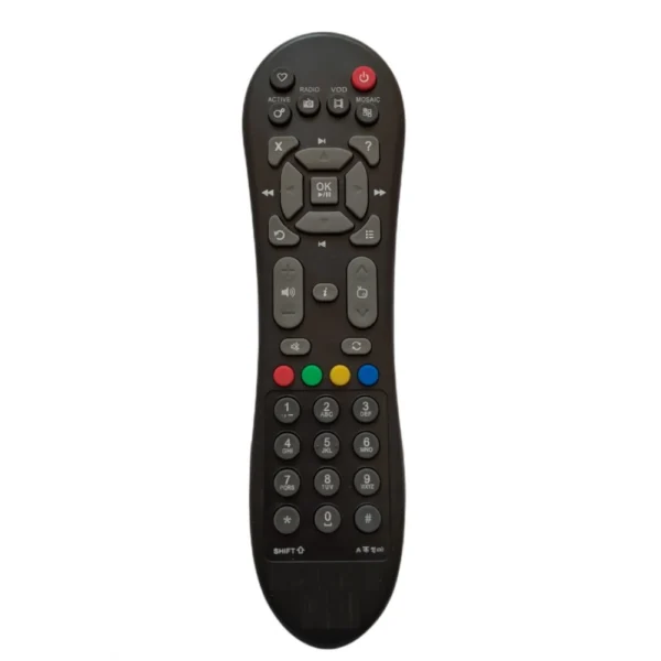 Generic DTH Remote No. 125_Compatible With VIDEOCON D2H Set Top Box Remote_Old Remote Functions Must Be Exactly Same (Color:Multi)