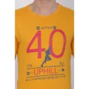 Generic Men's Cotton Jersey Round Neck Printed Tshirt (Mustard Yellow)