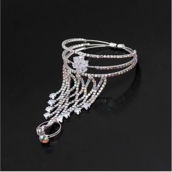 Generic Women's White Color Hathphool Adjustable Bracelet - Image 2