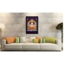 Generic Ganesh Photo with Synthetic Photo Frame (Multicolor)