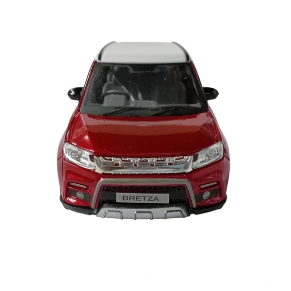 Generic Plastic Brezza Red  White Suv Car For Kids (Red) - Image 3