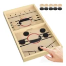 Generic Wood Hockey Table Board Games (Wood Color)