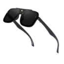 Generic Classic Unisex UV400 Protection Sunglasses (Black)