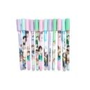 12_Pcs Set BTS Theme Reusable Pencil  | Plastic, Metal | Stationery | 3+ Years