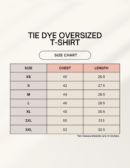 Unisex Tie Dye Oversized T-Shirt