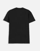 black V-neck t-shirt