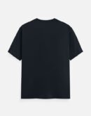 Black unisex crew neck t-shirt