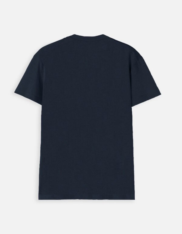 crew neck V neck t-shirt Navy blue