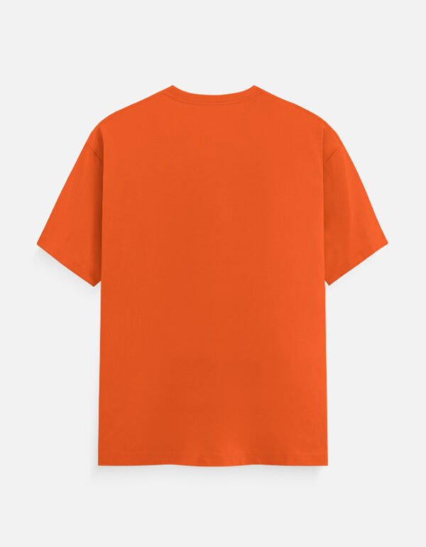 Orange unisex cotton t-shirt