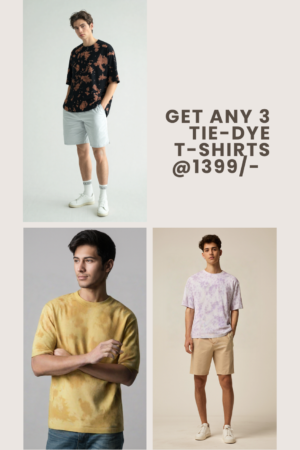 Buy 3 @1399 tie dye t-shirts