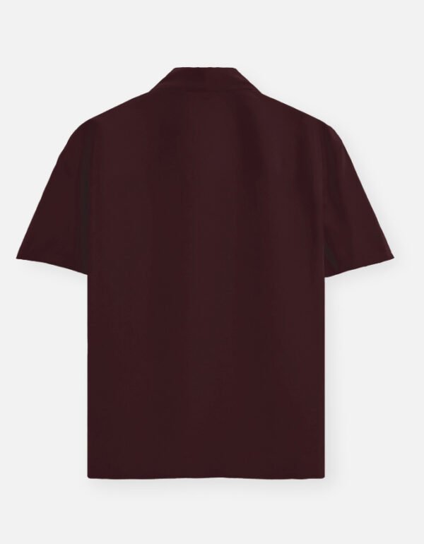 Unisex Oversized Shirt | Maroon - Image 3