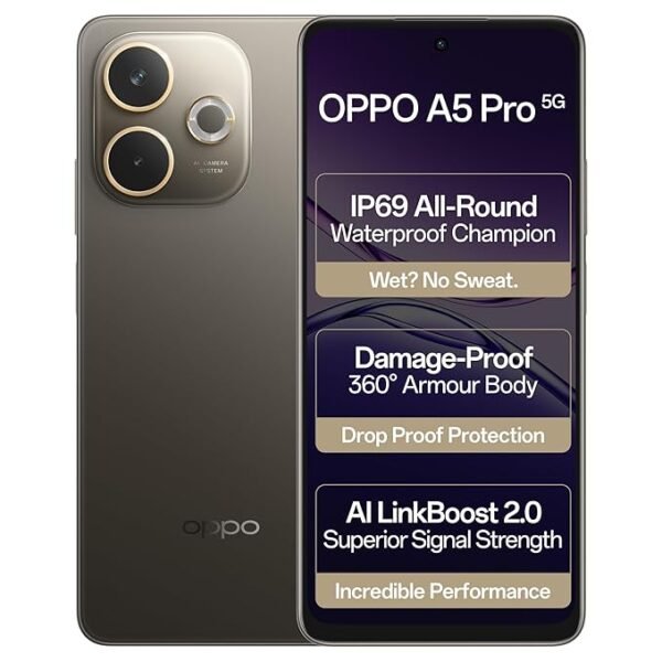 OPPO A5 Pro 5G Mocha Brown, 8GB RAM