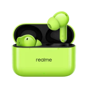 realme Buds T200 12.4mm dynamic Bass Driver neon green