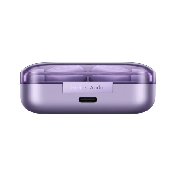 realme buds air7 ivory lavender purple charging port